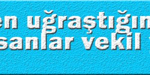 Ben uğraştığım için mi insanlar milletvekili yapıldı?